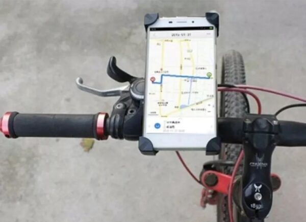 SOPORTE PARA CELULAR BICICLETA CON AGARRES 4 ESQUINAS (JTACCEL200) - Image 3