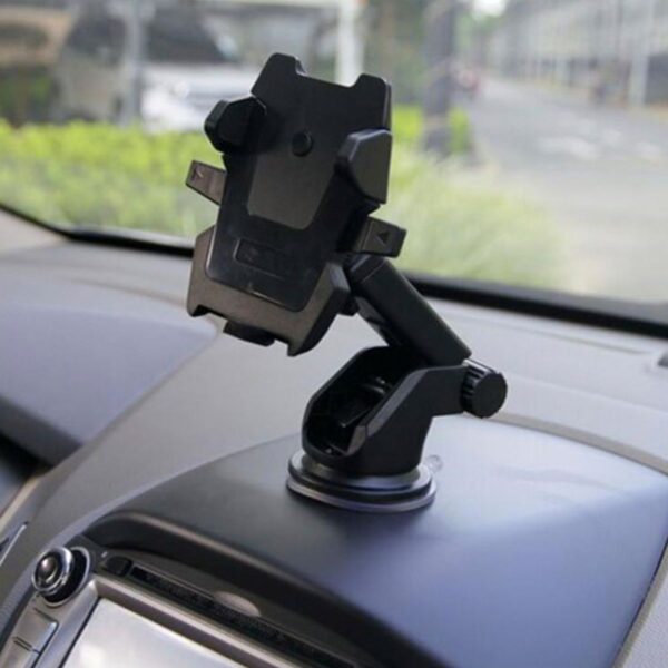 SOPORTE CELULAR PARA AUTO CON VENTOSA BRAZO EXTENSIBLE NEGRO (JTACCEL212) - Image 2