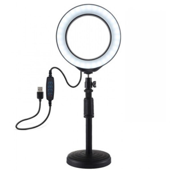 ANILLO  LUZ LED SELFIE PROFESIONAL CON BASE (JTACCEL233)