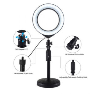 ANILLO  LUZ LED SELFIE PROFESIONAL CON BASE (JTACCEL233)