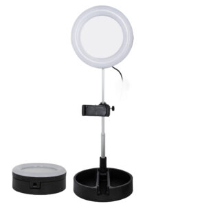 ANILLO LUZ LED ESPEJO Y SOPORTE CELULAR (JTACCEL239)