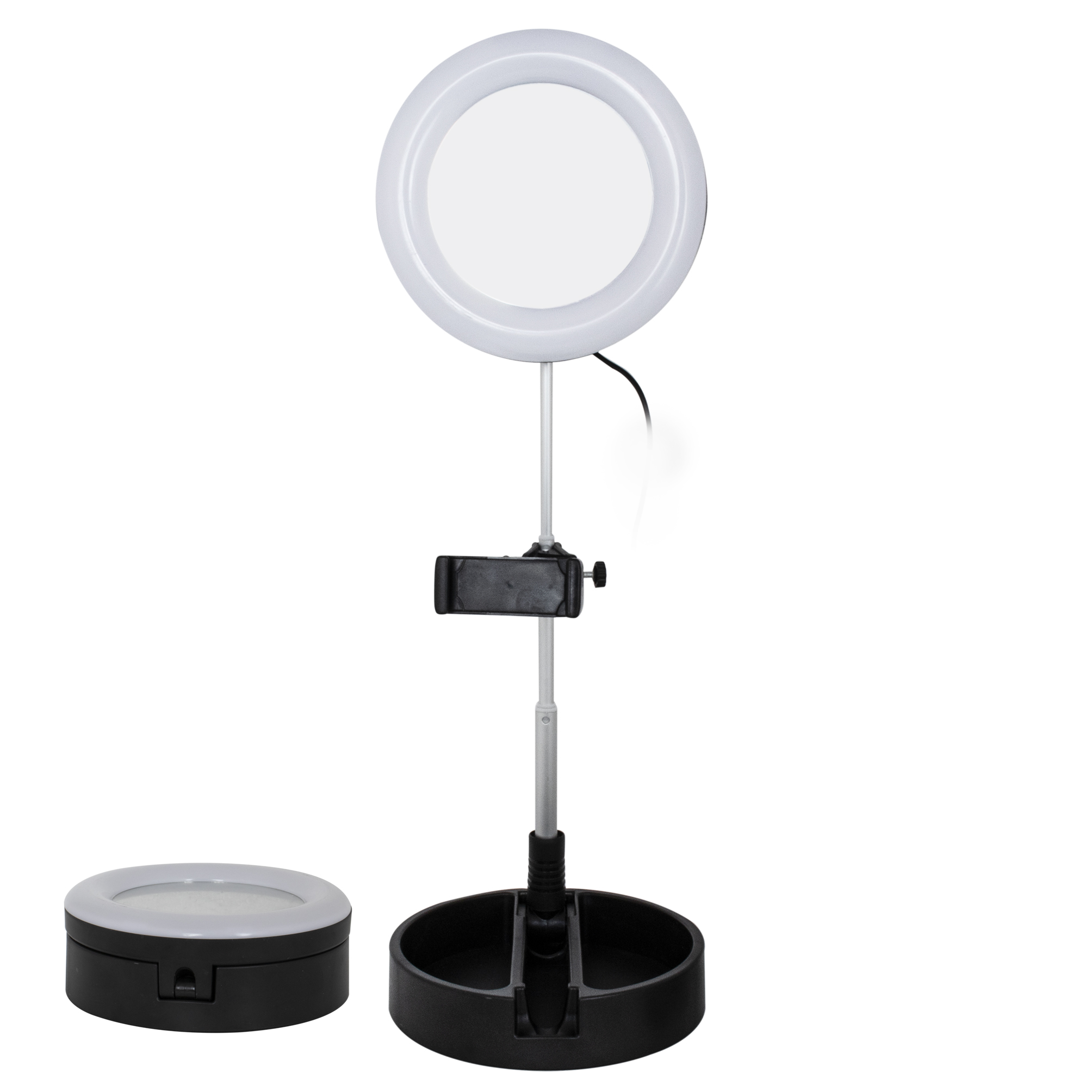 ANILLO LUZ LED ESPEJO Y SOPORTE CELULAR (JTACCEL239) - Image 2