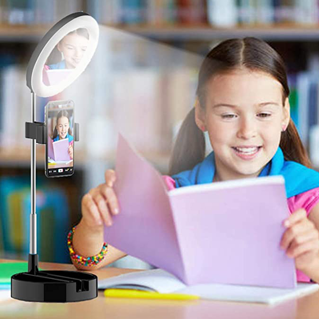 ANILLO LUZ LED ESPEJO Y SOPORTE CELULAR (JTACCEL239) - Image 3