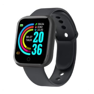 RELOJ SMARTWATCH BRACELET CUADRADO NEGRO (JTACCEL266)