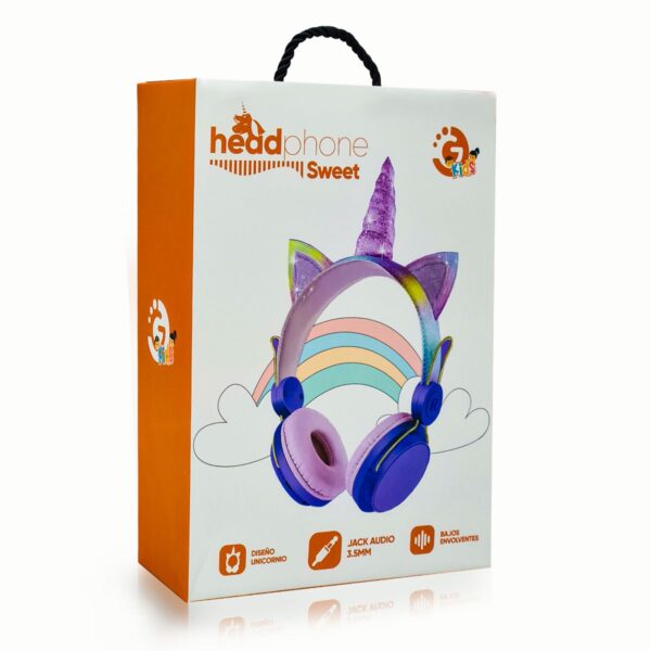 AURICULAR VINCHA UNICORNIO SWEET CABLEADA GOLDTECH (JTAUR405) - Image 2