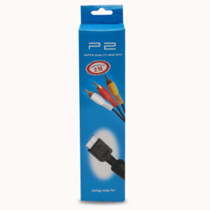 CABLE AUDIO Y VIDEO RCA PARA PS2 (JTCABL043)