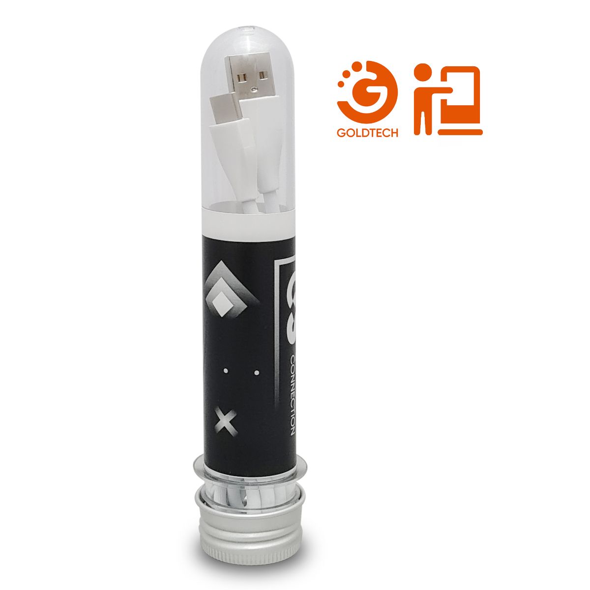 CABLE TIPO C GOLDTECH EN TUBO (JTCABL301)