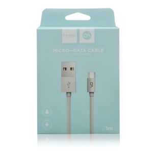 CABLE DA MICRO USB CABEZAL PLANO BLANCO DT0071MWE (JTDA002)