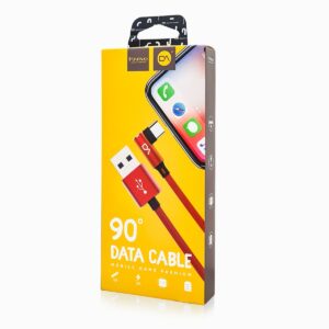 CABLE DA TIPO C MALLADO LATERAL ROJO DT0073TRD (JTDA011)