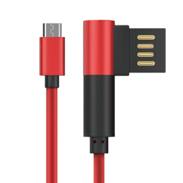 CABLE DA MICRO USB MALLADO LATERAL ROJO DT0012MRD (JTDA025)