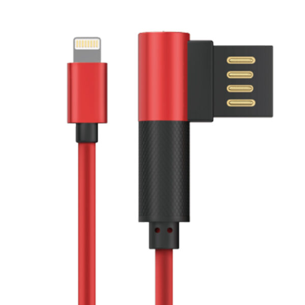 CABLE DA IPHONE MALLADO LATERAL ROJO DT0012ARD (JTDA028)
