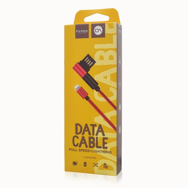 CABLE DA IPHONE MALLADO LATERAL ROJO DT0012ARD (JTDA028) - Image 2