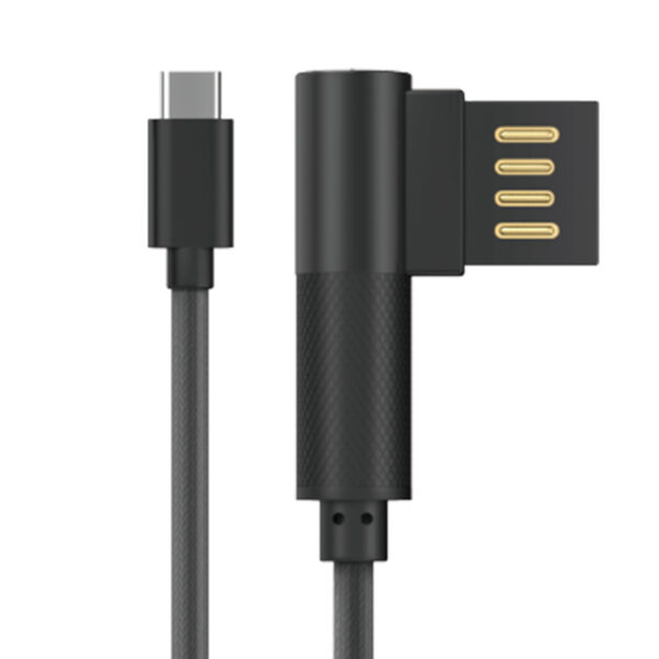 CABLE DA TIPO C MALLADO LATERAL GRIS DT0012TGY (JTDA030)
