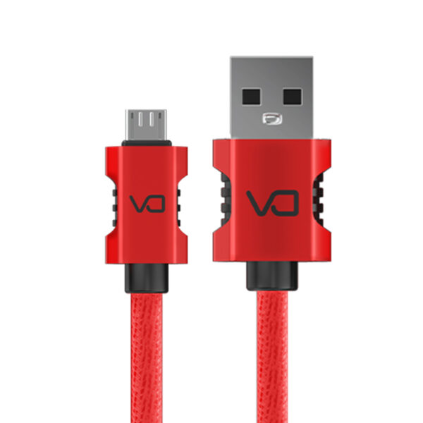 CABLE DA MICRO USB MALLADO ROJO DT0014MRD (JTDA033)