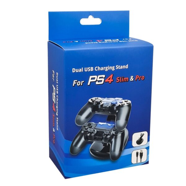 CARGADOR SOPORTE 2 JOYSTICK PS4 VERTICAL (JTGAME052) - Image 3