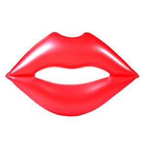 INFLABLE LABIOS GIGANTE 1.8M C/GLITTER (JTHOG149)