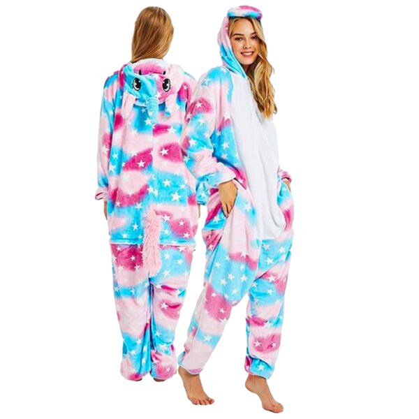 PIJAMA ADULTO UNICORNIO ESTRELLITA TALLE M (JTHOG273)