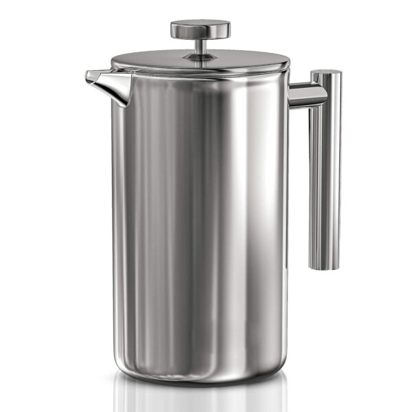 CAFETERA PRENSA FRANCESA ACERO INOXIDABLE 1LT (JTHOG364)