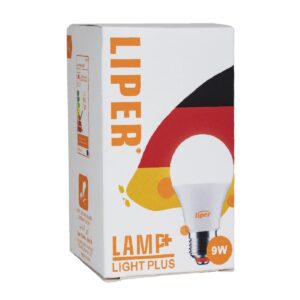 LAMPARA LIPER LED 9W E27 FRIA LPQP9CLED-01FR (JTLIPER018)