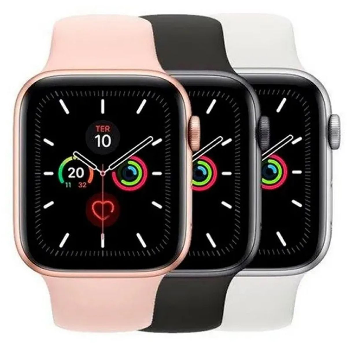 RELOJ SMARTWATCH T500+ ROSA/BLANCO/NEGRO (JTACCEL292) - Image 2