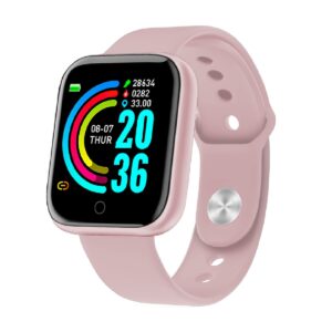 RELOJ SMARTWATCH BRACELET CUADRADO ROSA (JTACCEL319)