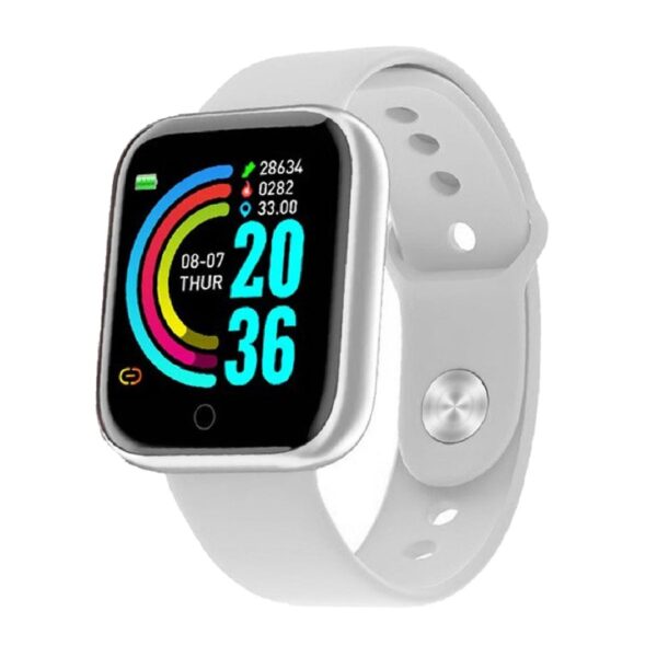 RELOJ SMARTWATCH BRACELET CUADRADO BLANCO (JTACCEL320)