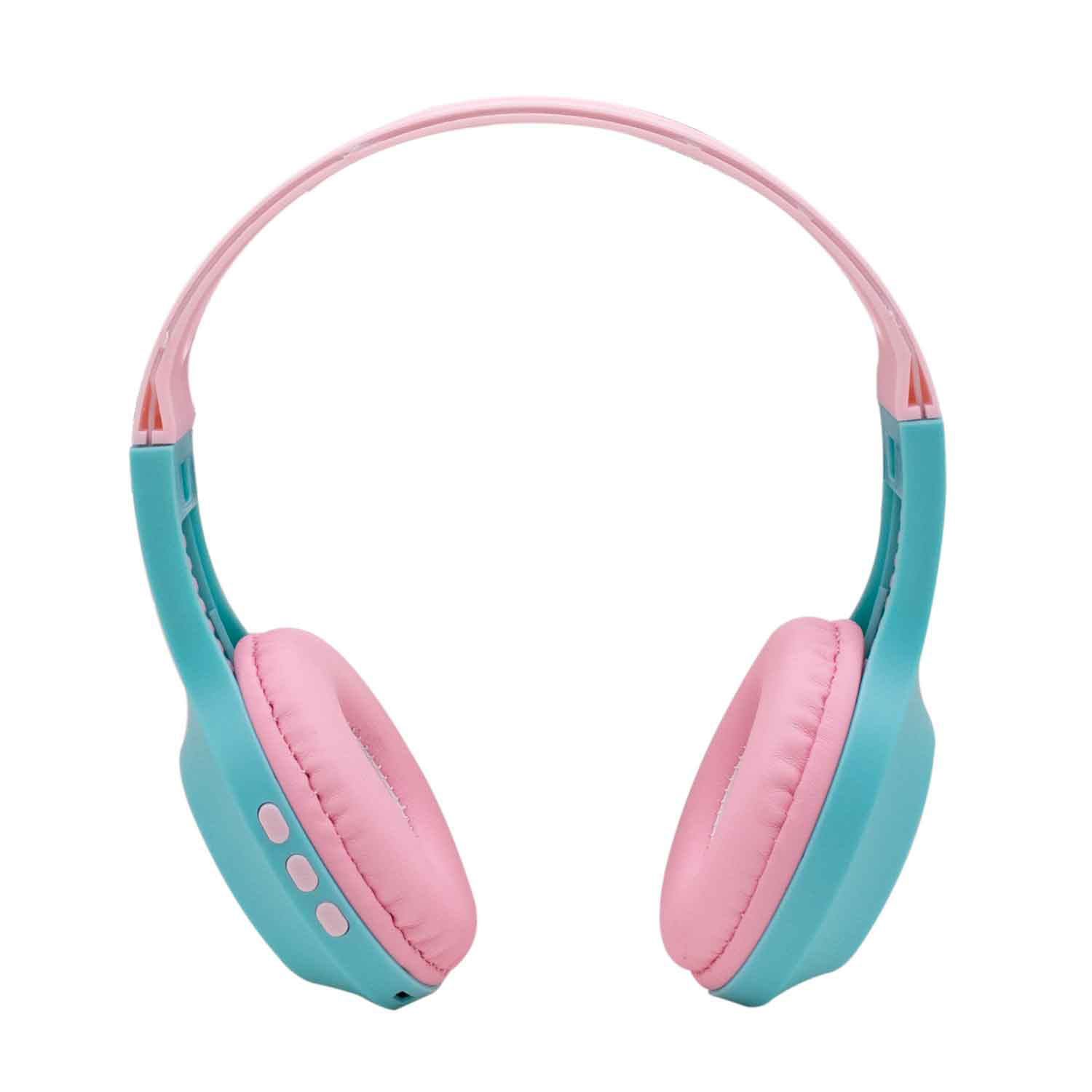 VINCHA AURICULAR BT BK-23 VERDE AGUA Y ROSA (JTAUR501) - Image 2