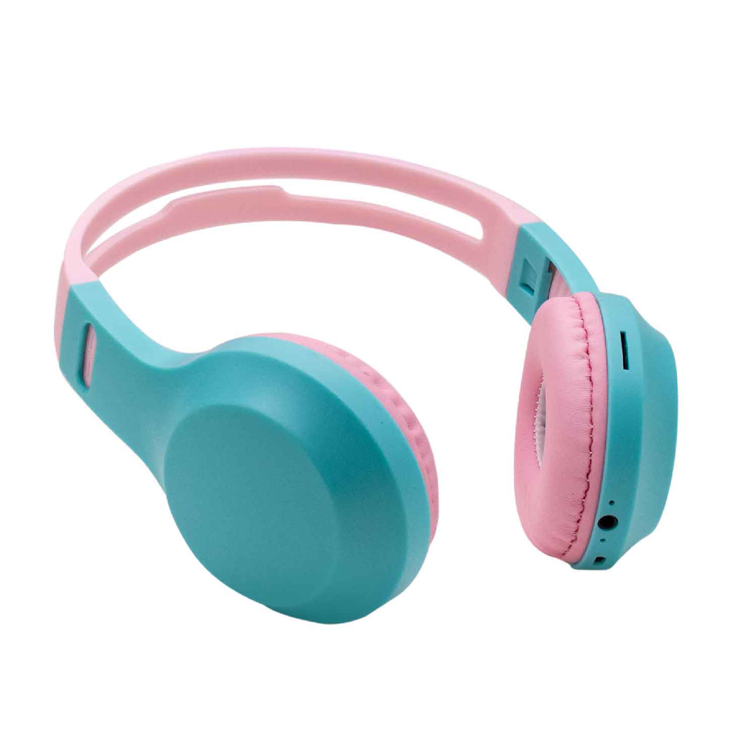 VINCHA AURICULAR BT BK-23 VERDE AGUA Y ROSA (JTAUR501) - Image 3