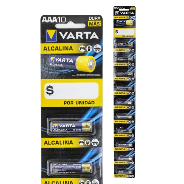 PILA ALCALINA VARTA TIRA X10 AAA (JTBAT040)