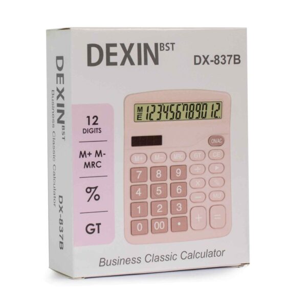 CALCULADORA DE PANTALLA GRANDE ROSADA (JTCALC018) - Image 3