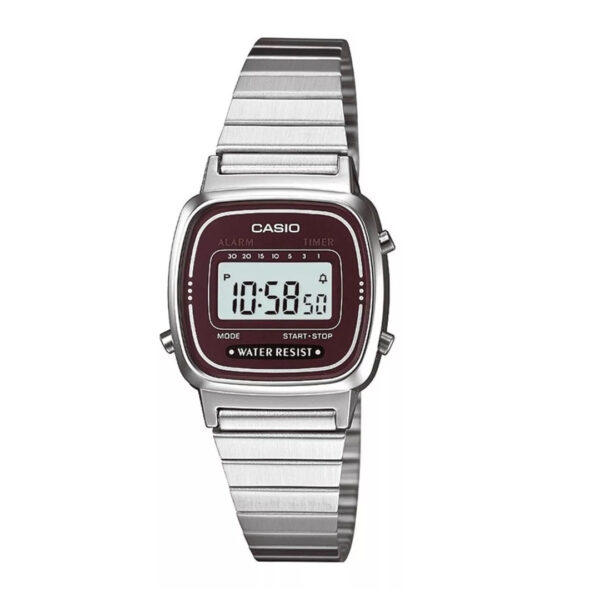 RELOJ PULSERA CASIO LA670WA-ADF ACERO INOXIDABLE (JTCASIO006)