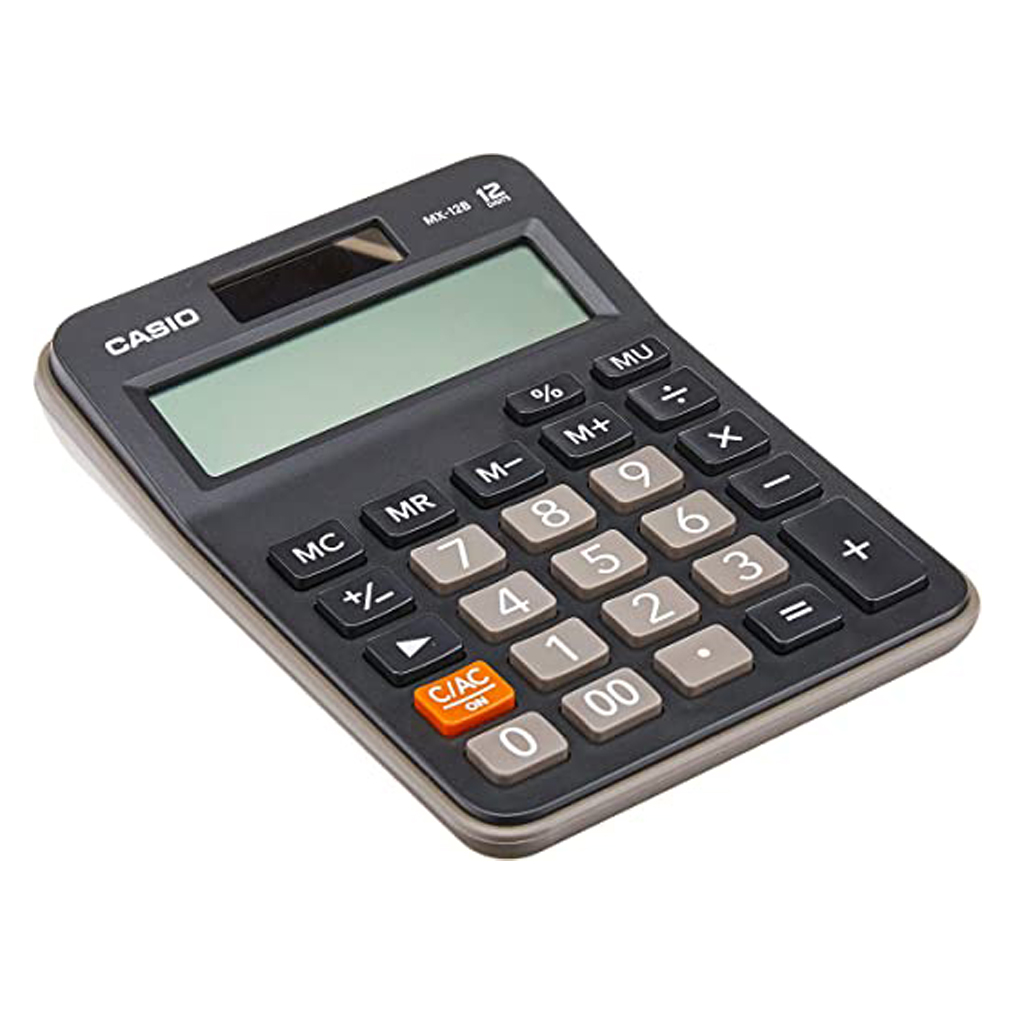 CALCULADORA CASIO MX-12B-BK-W-DC (JTCASIO014) - Image 2