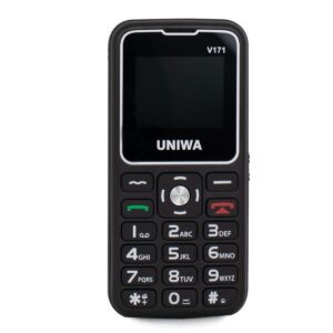 CELULAR UNIWA SENIOR  CON SOS NEGRO (JTCEL191)