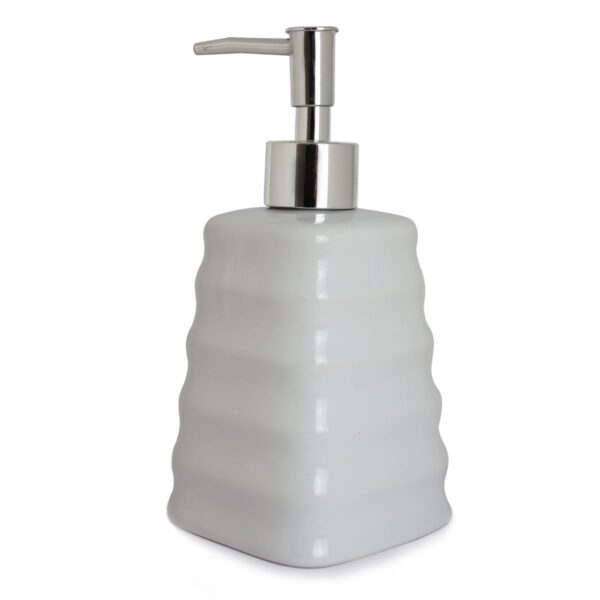 DISPENSADOR BOTELLA CERAMICA P/JABON BLANCO (JTHOG439) - Image 2