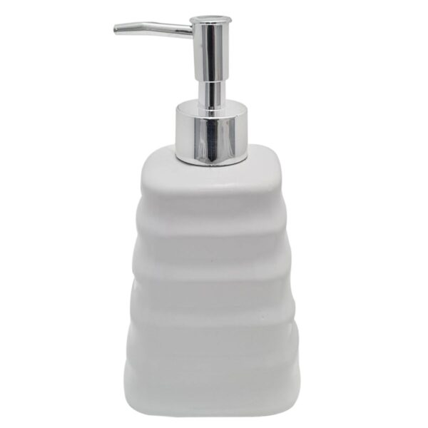 DISPENSADOR BOTELLA CERAMICA P/JABON BLANCO (JTHOG439) - Image 4