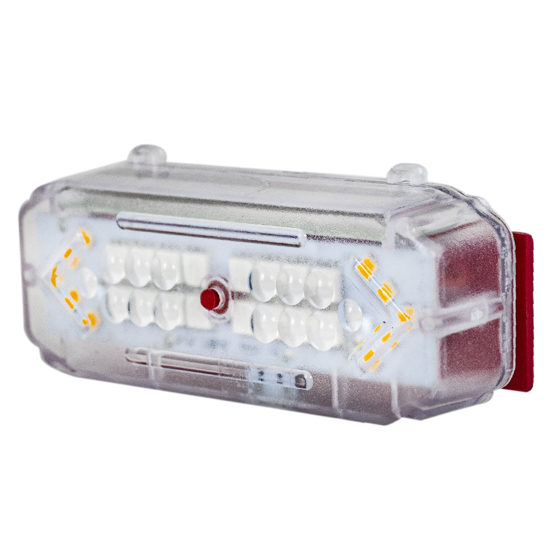 LUZ SEÑALERO RECARGABLE USB PARA CASCO (JTHOG495)