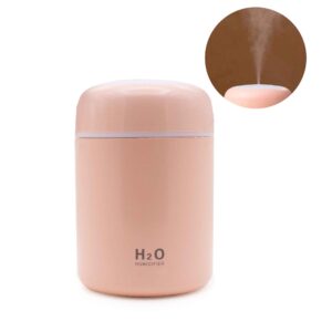 HUMIDIFICADOR DIFUSOR 300ML ROSA CON LUZ LED (JTHOG639)