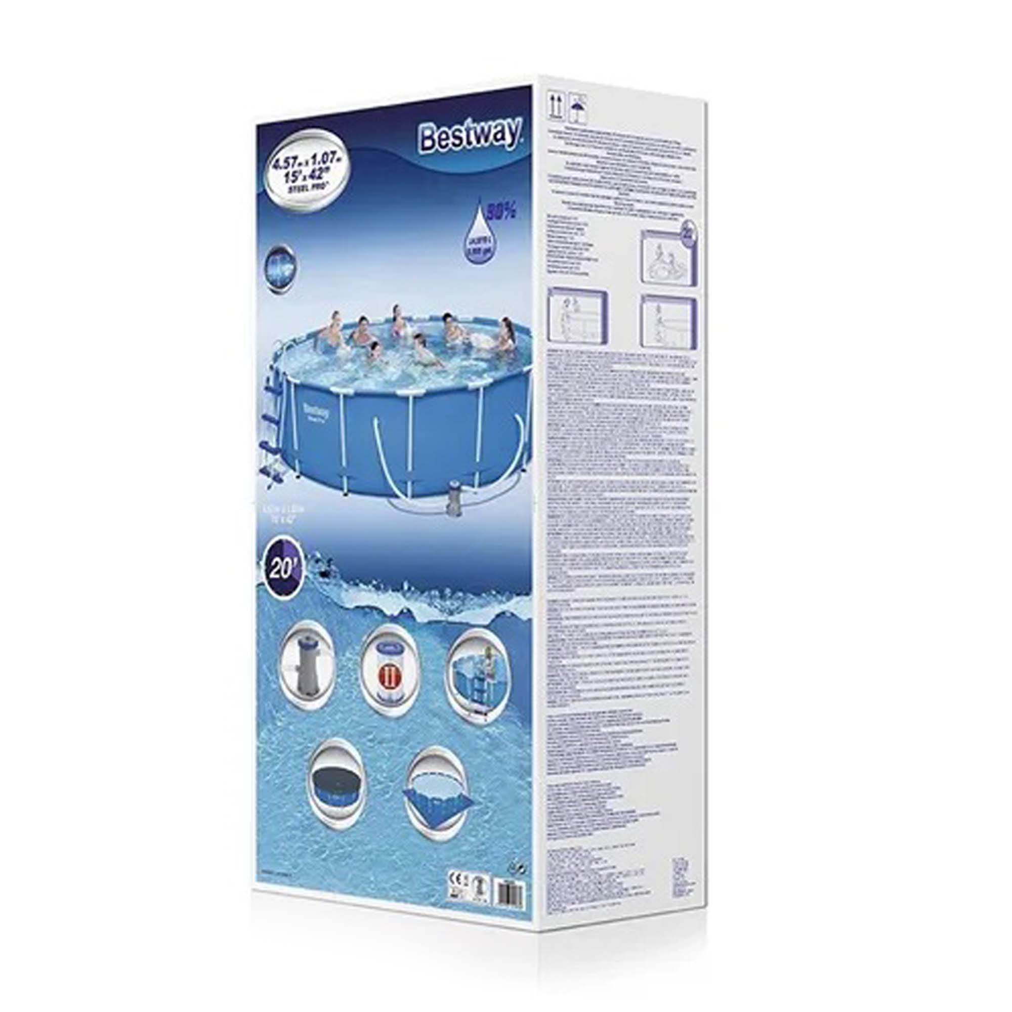 PISCINA BESTWAY 14970LT ESTRUCTURAL REDONDA (JTHOG653) - Image 4