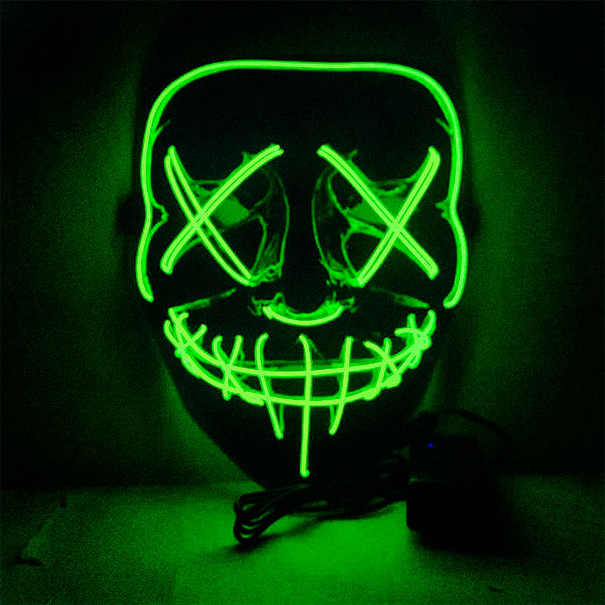 MÁSCARA LUZ NEON A PILA ROJA (JTJUG103) - Image 2