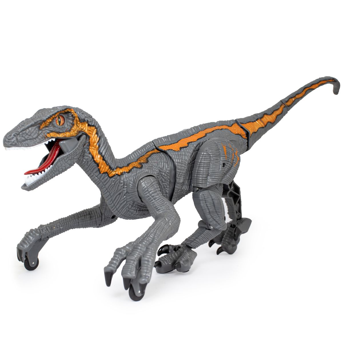 DINOSARIO VELOCIRAPTOR CONTROL REMOTO VERDE GRIS (JTJUG170) - Image 2