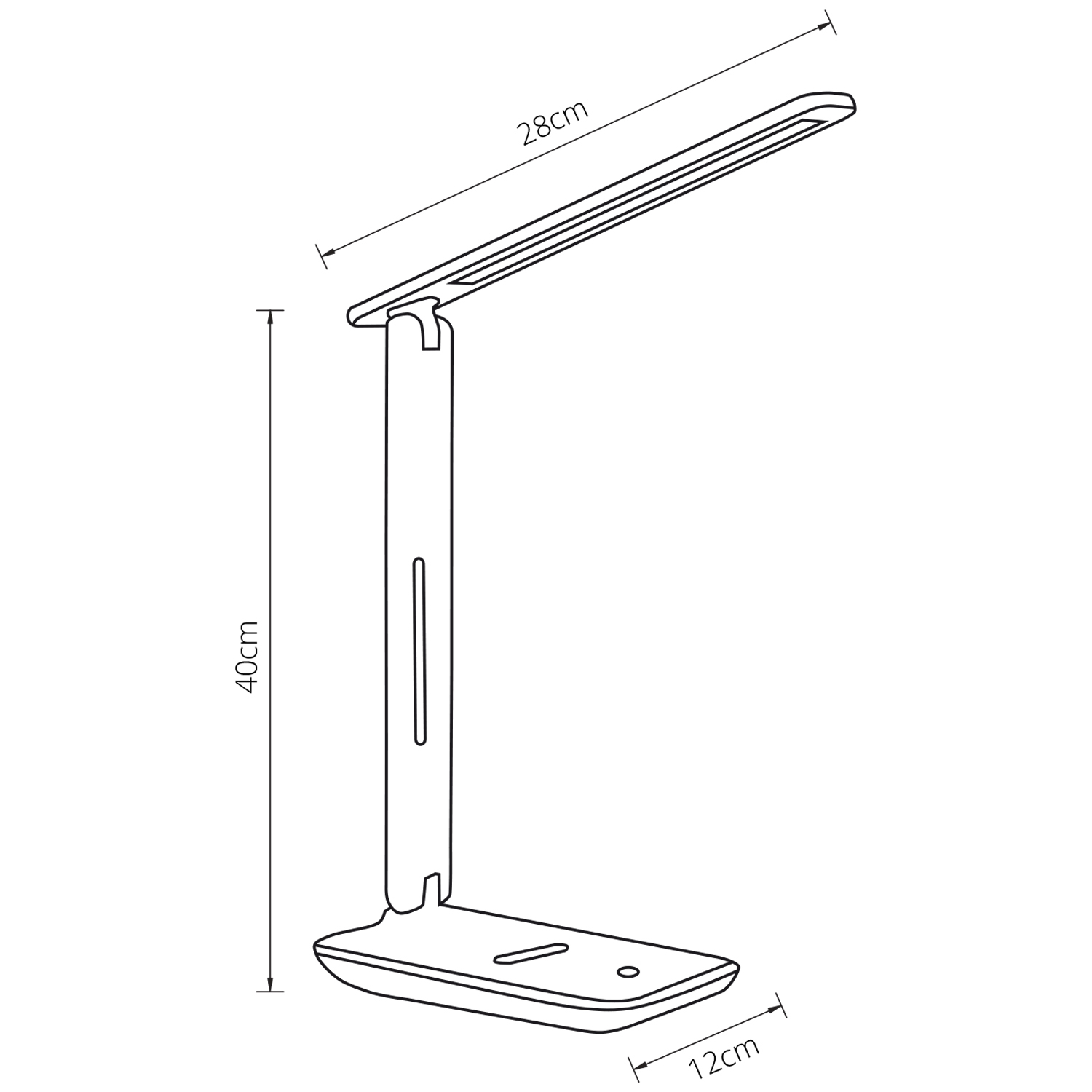 LAMPARA LED DE ESCRITORIO PLEGABLE RECARGABLE (JTLAMP119) - Image 3