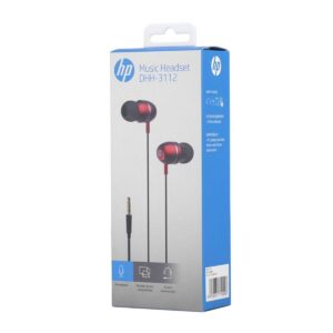 AURICULAR EARPHONES CABLEADO HP DHH-3112 ROJO (JTMANO132)