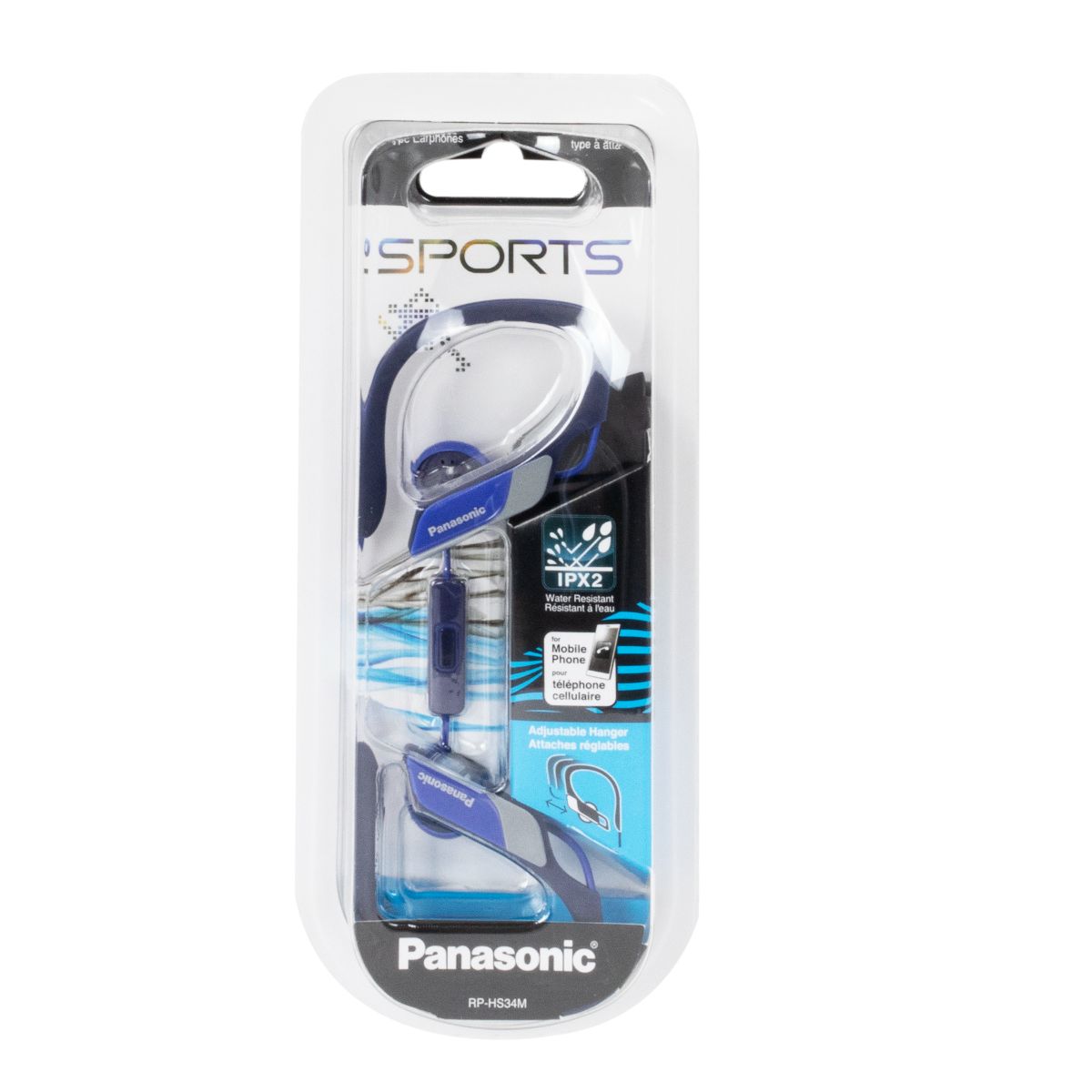 AURICULAR ON EAR SPORT PANASONIC  RP-HS34MPP-A  (JTPAN011) - Image 2