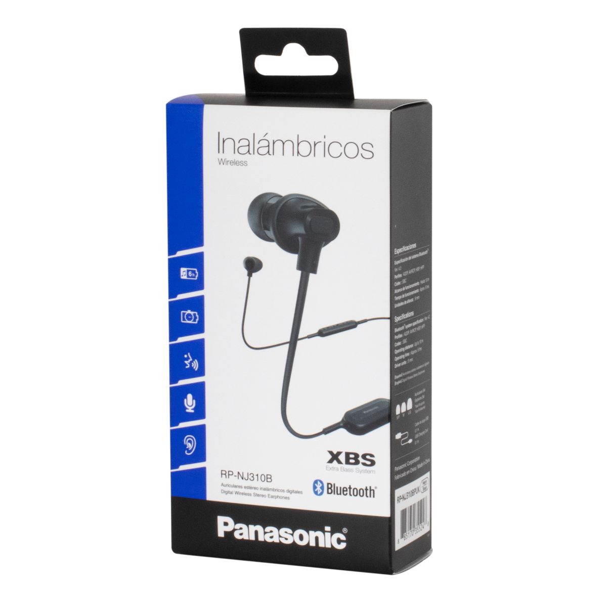 AURICULAR IN EAR BLUETOOTH  PANASONIC  RP-NJ310BPUK (JTPAN019) - Image 2