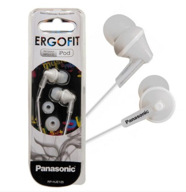 AURICULAR IN EAR PANASONIC RP-HJE125PPW (JTPAN054)