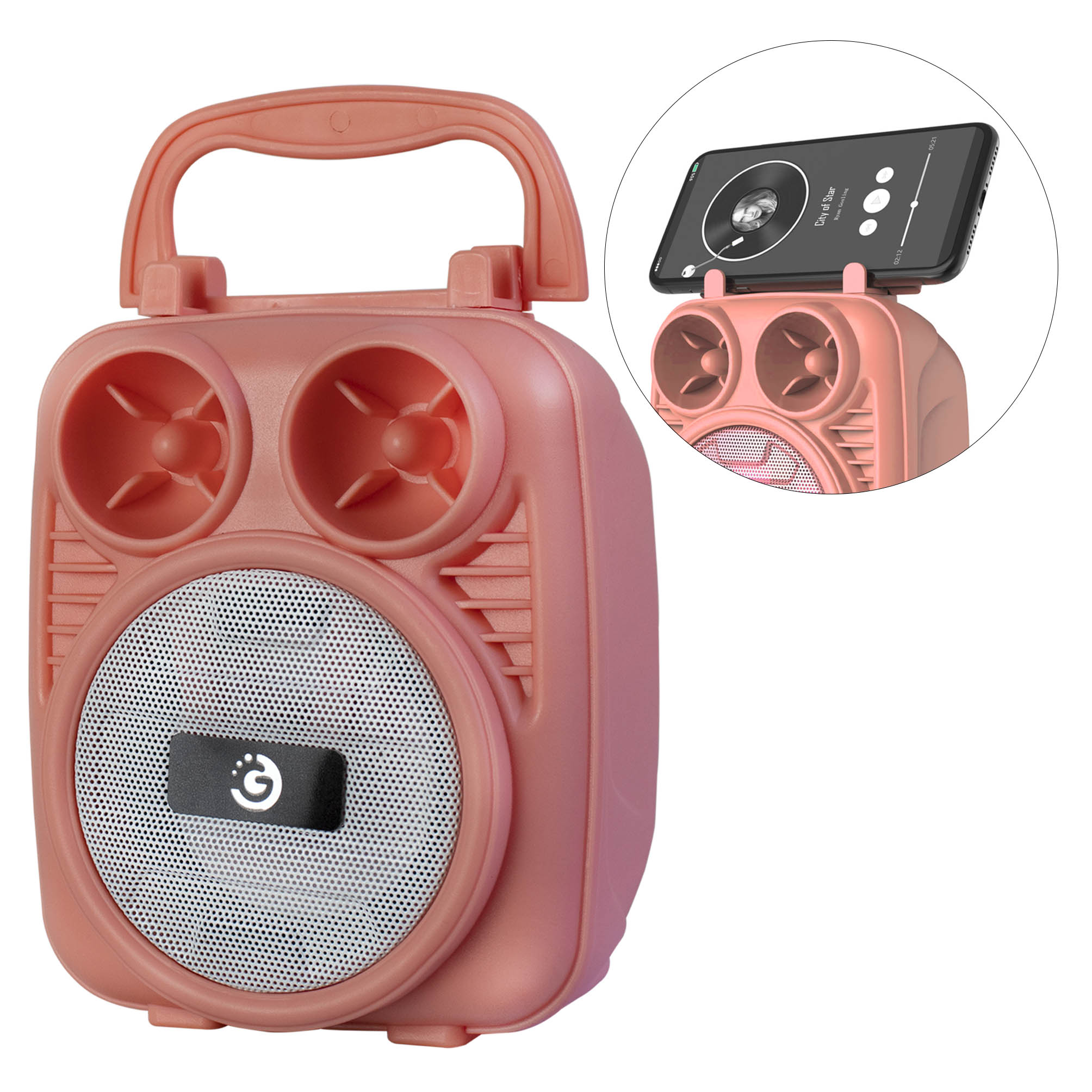 PARLANTE PORTABLE BONGO 3" GOLDTECH (JTPAR380)