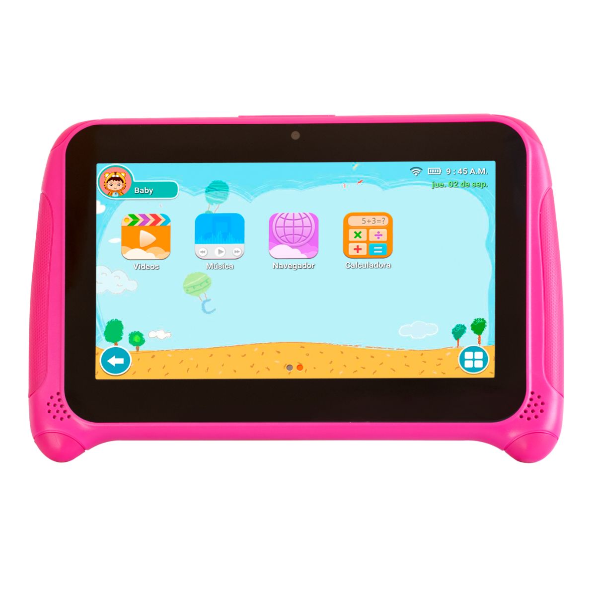 TABLET GOLDTECH 7" KIDS 2/32GB ROSA/CELESTEE (JTTAB035)