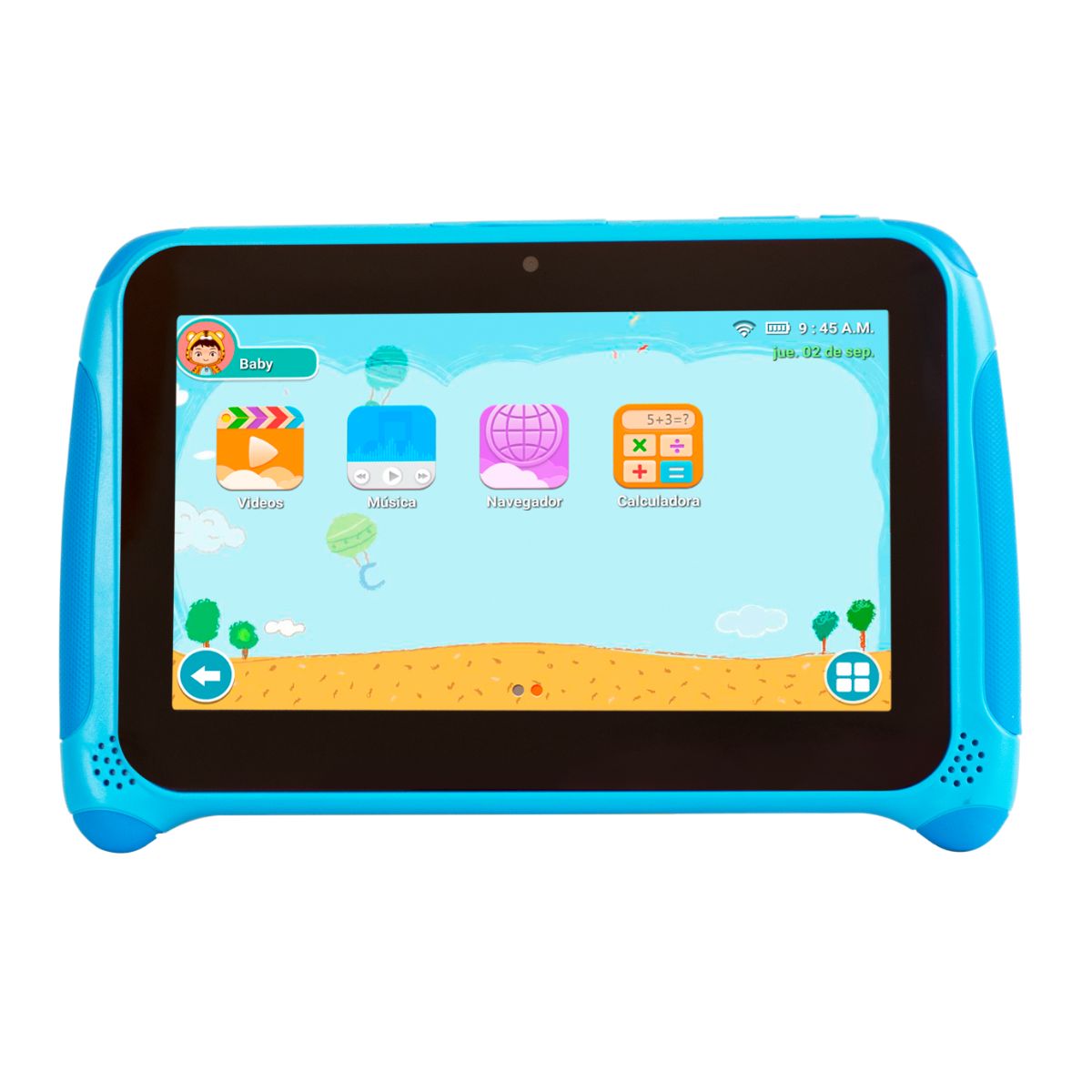 TABLET GOLDTECH 7" KIDS 2/32GB ROSA/CELESTEE (JTTAB035) - Image 2