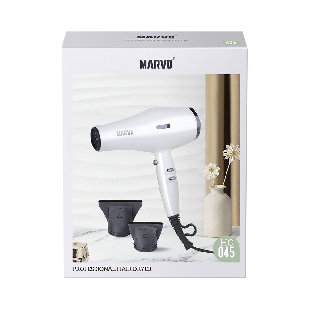 SECADOR DE PELO MARVO HC-045 2300W BLANCO (JMARVO003) - Image 4