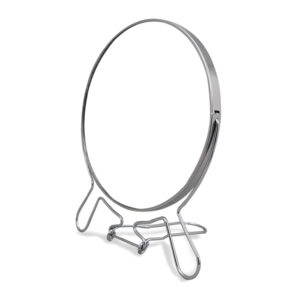 ESPEJO 7" REDONDO CON AUMENTO Y SOPORTE DE METAL (JTBAZ223)